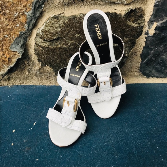fendi buckle sandals